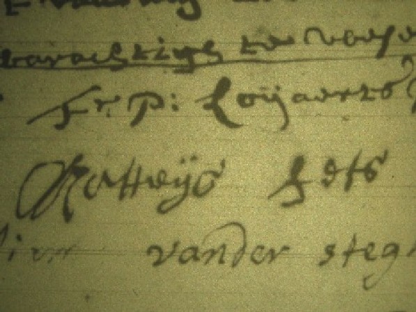 Kopie van Handtekening Matthias Fets onder bevolkingstelling Glabbeek 1755 (2)